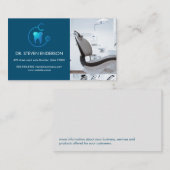 歯医者のロゴ | 歯科医院椅子 名刺 (正面/裏面)