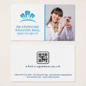 歯医者のロゴ |笑顔の歯科医 (正面&裏面)