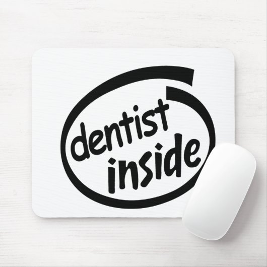 歯医者の中 マウスパッド (マウス)