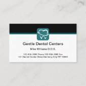 歯医者の予算アポイントメント名刺 名刺 (正面)