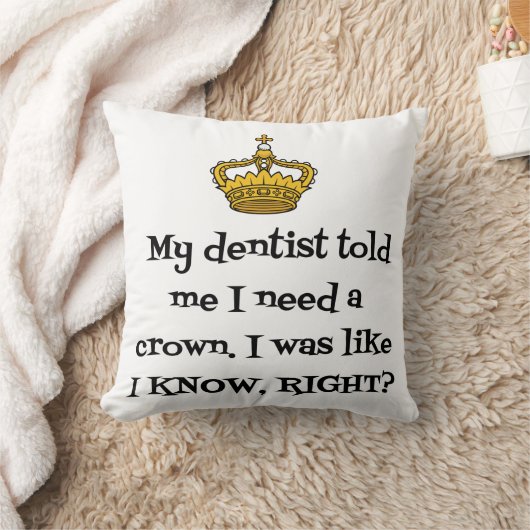 歯医者の冠 クッション (ブランケット)