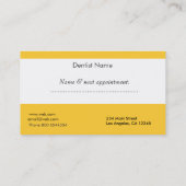 歯医者の口腔気にアポイントメントカード 予約カード (裏面)