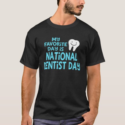 歯医者の日の贈り物 Tシャツ (正面)