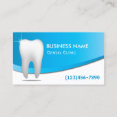 歯医者の明るい歯モダンデンタルケア 名刺 (正面)