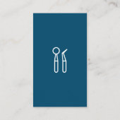 歯医者の椅子とツール 名刺 (裏面)