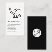 歯医者の椅子 名刺 (正面/裏面)