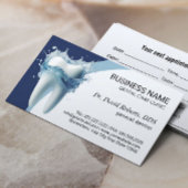 歯医者の歯と水海軍デンタルケアアポイントメント 予約カード