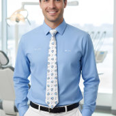 歯医者の歯のデンタルケア ネクタイ