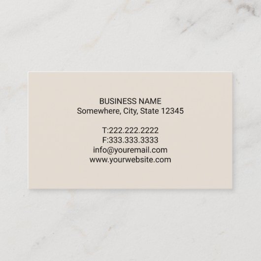 歯医者の歯のロゴパステルクリーム歯科医院 名刺 (裏面)