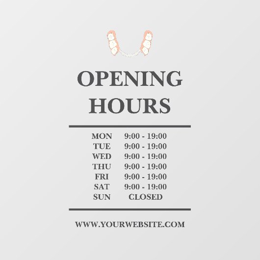 歯医者の歯のロゴ ウィンドウサイン (シート)