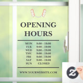 歯医者の歯のロゴ ウィンドウサイン (ホーム)