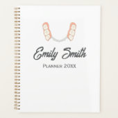 歯医者の歯のロゴ プランナー手帳 (正面)