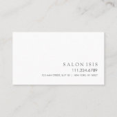 歯医者の歯のロゴ 予約カード (裏面)