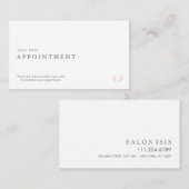 歯医者の歯のロゴ 予約カード (正面/裏面)