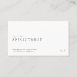 歯医者の歯のロゴ 予約カード