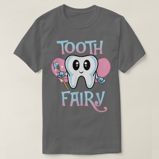 歯医者の歯の妖精の衣装 Tシャツ (デザイン正面)
