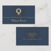 歯医者の歯の海軍 名刺 (正面/裏面)