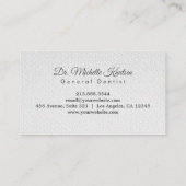 歯医者の歯プロフェッショナルデンタルケア事務所 名刺 (裏面)