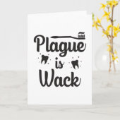 歯医者の歯歯の歯贈りおもしろい物 カード (黄色い花)