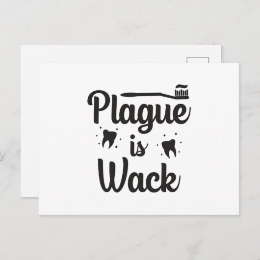 歯医者の歯歯の歯贈りおもしろい物 ポストカード (正面/裏面)