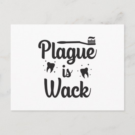 歯医者の歯歯の歯贈りおもしろい物 ポストカード (正面)