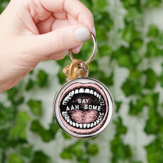 歯医者の歯科ユーモア キーホルダー (手)