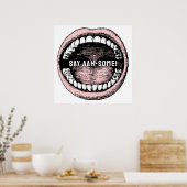 歯医者の歯科ユーモア ポスター (キッチン)