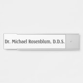 歯医者の歯科医院のドアの看板 サインプレート (正面)