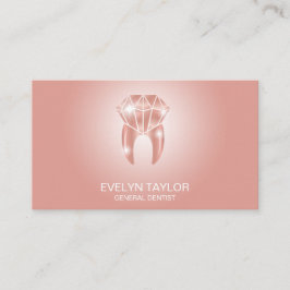 歯医者の歯科診療歯美白スマイル冠 名刺