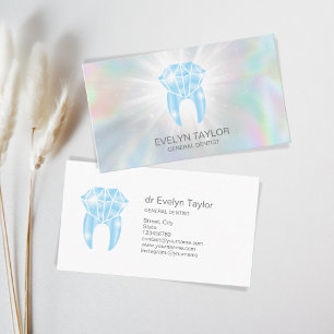 歯医者の歯科診療歯美白スマイル冠 名刺