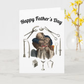 歯医者の父の日 カード (黄色い花)