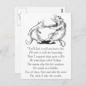 歯医者の猫の歯を抜く ポストカード (正面/裏面)