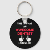 歯医者の素晴らし様子だ キーホルダー (正面)