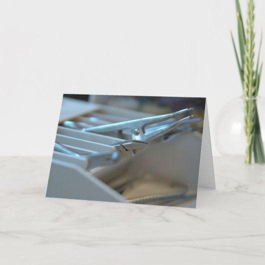 歯医者の誕生日カード カード (正面)