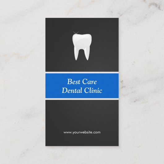 歯医者の関連付け – 歯科クリエイティブ革新的 名刺 (裏面)