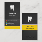 歯医者の関連付け – 歯科クリエイティブ革新的 名刺 (正面/裏面)