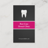 歯医者の関連付け – 歯科クリエイティブ革新的 名刺 (裏面)