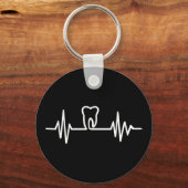 歯医者の頻度 キーホルダー (正面)