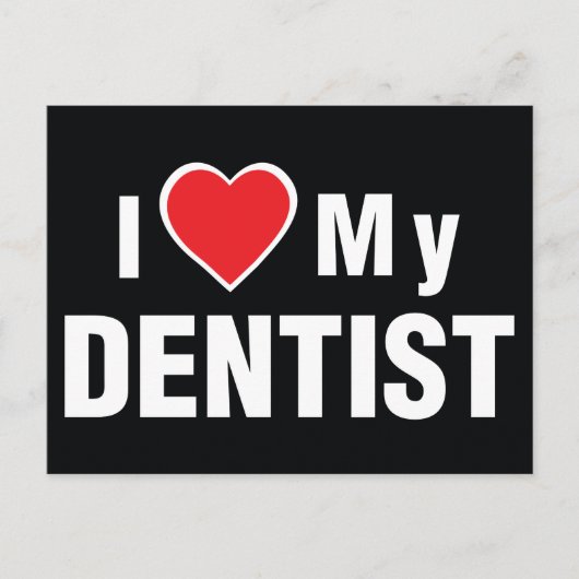歯医者はがきが大好き ポストカード (正面)