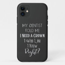 歯医者は私にクラウンユーモアの歯科が必要だと言った