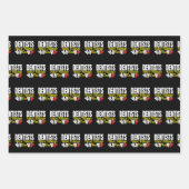 歯医者も詰め物を持っている – 歯科感覚パン ラッピングペーパーシート (正面)