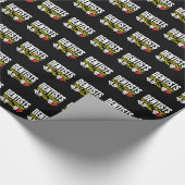 歯医者も詰め物を持っている – 歯科感覚パン ラッピングペーパー (角)