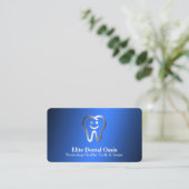 歯医者エリート歯科 名刺 (スタンド正面)