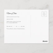 歯医者エレガント歯ブラシアポイントメントアラーム ポストカード (裏面)