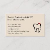 歯医者オフィス歯科プロフェッショナル 名刺 (正面)