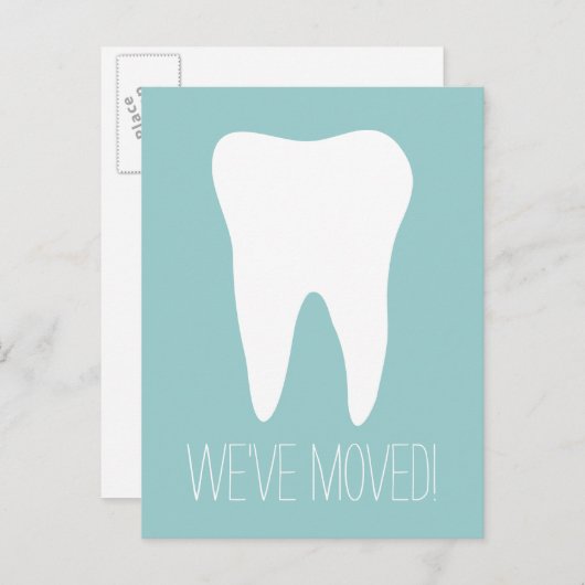 歯医者カスタム練習用はがきを移動する 案内ポストカード (正面/裏面)