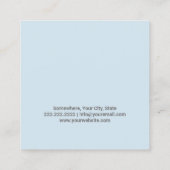 歯医者キュート歯歯科医院アポイントメント 予約カード (裏面)