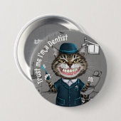 歯医者ギフト,歯科矯正医バッジ,歯科助手 缶バッジ (正面&裏面)