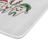 歯医者クリスマスサンタフロスクリスマスツリー カッティングボード (角)