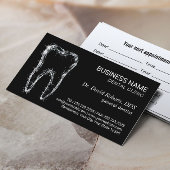 歯医者クリーン歯プロフェッショナルブラックデンタルケア 予約カード